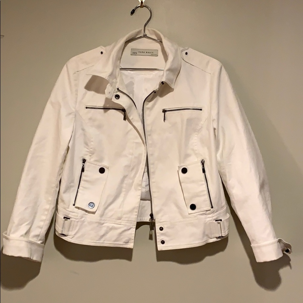 Zara Jacket Utility white.